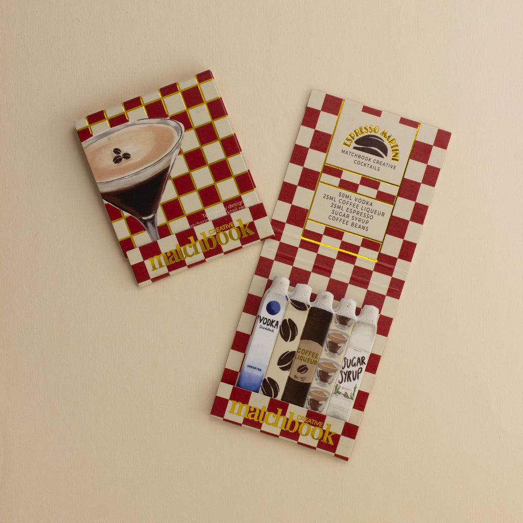 Espresso Martini Ingredients Matchbook