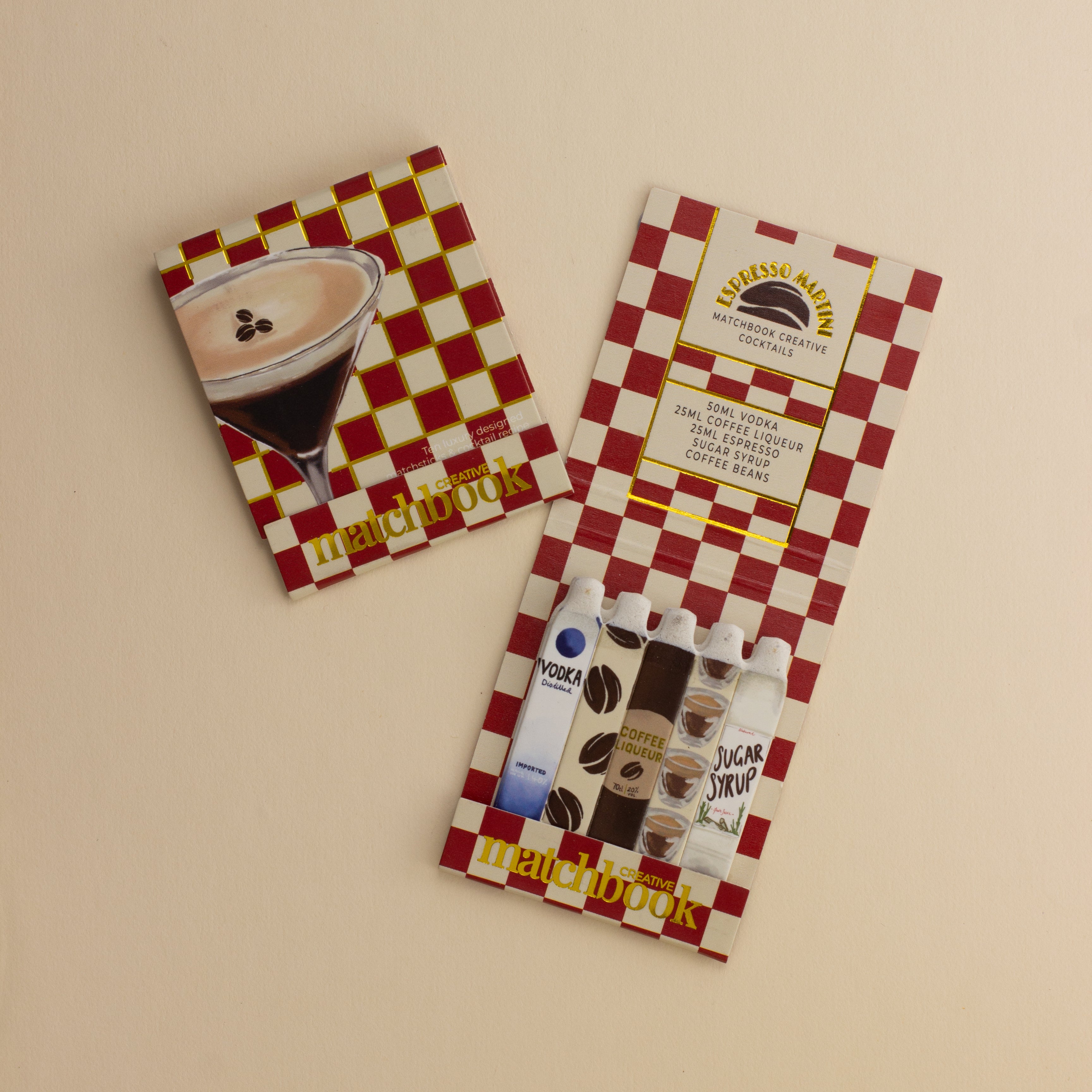 Espresso Martini Ingredients Matchbook
